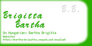 brigitta bartha business card